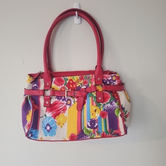 croft & barrow Handbags - Floral multicolored and pink medium size purse